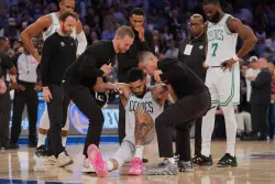 Jayson Tatum undergoes season-ending surgery for ruptured Achilles